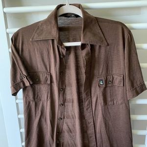 Melka soft cotton short sleeve shirt. 70`s vintage